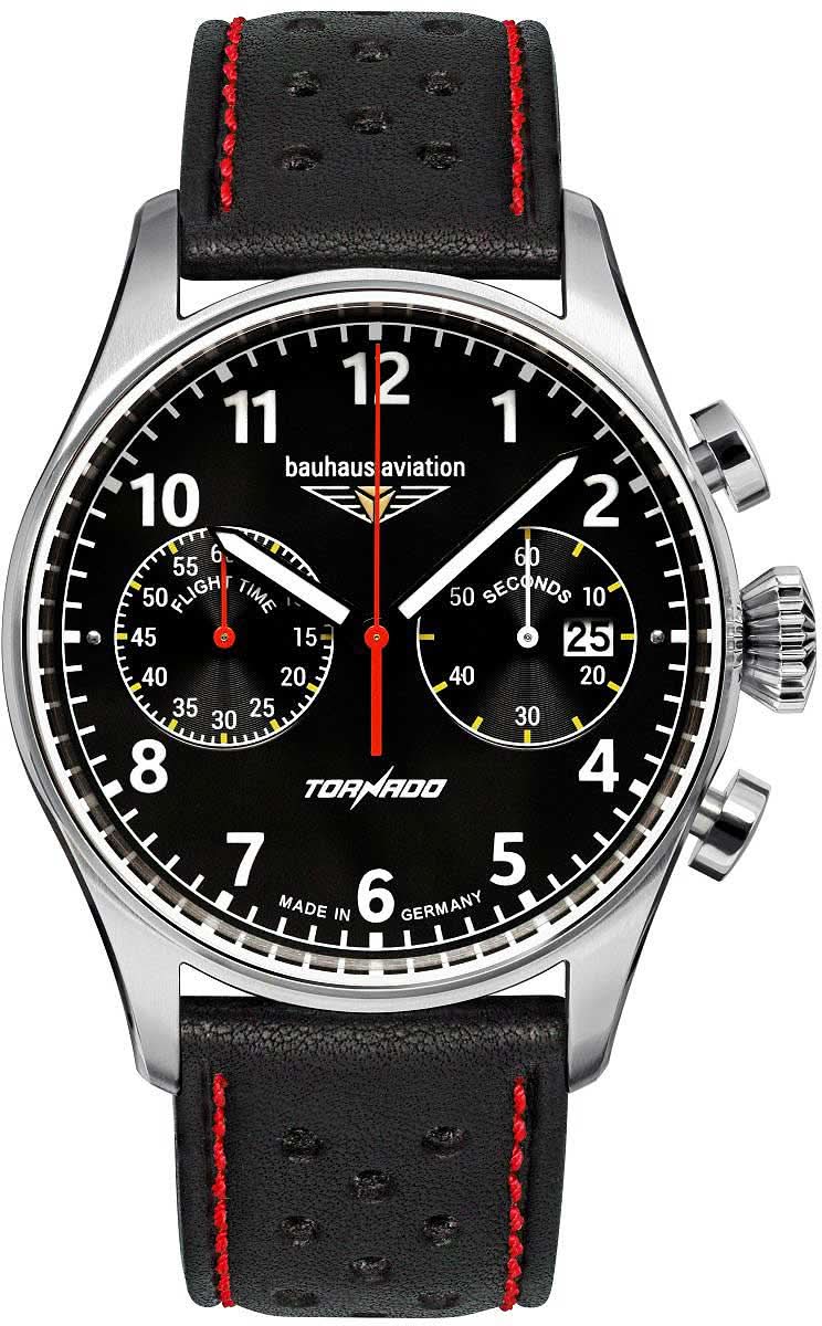 Bauhaus Aviation 2770-2 Men's Watch • Made in Germany • Precise Chronograph