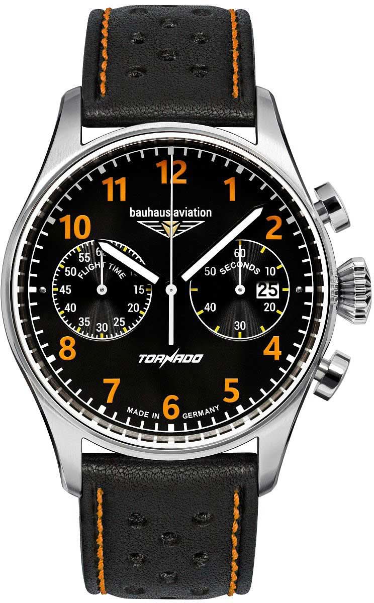 Bauhaus Aviation 2770-5 Men's Watch • Minimalist Pilot Design • Made in Germany