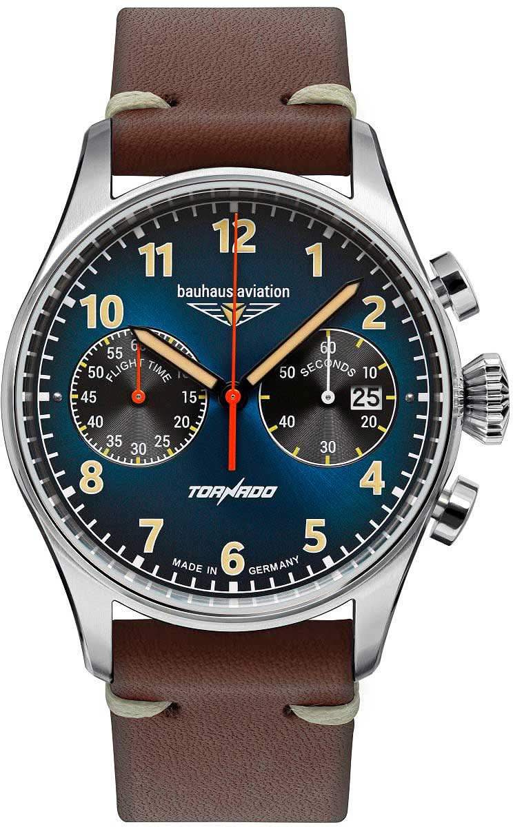 Bauhaus Aviation 2772-3 Men's Watch • Made in Germany • Chronograph