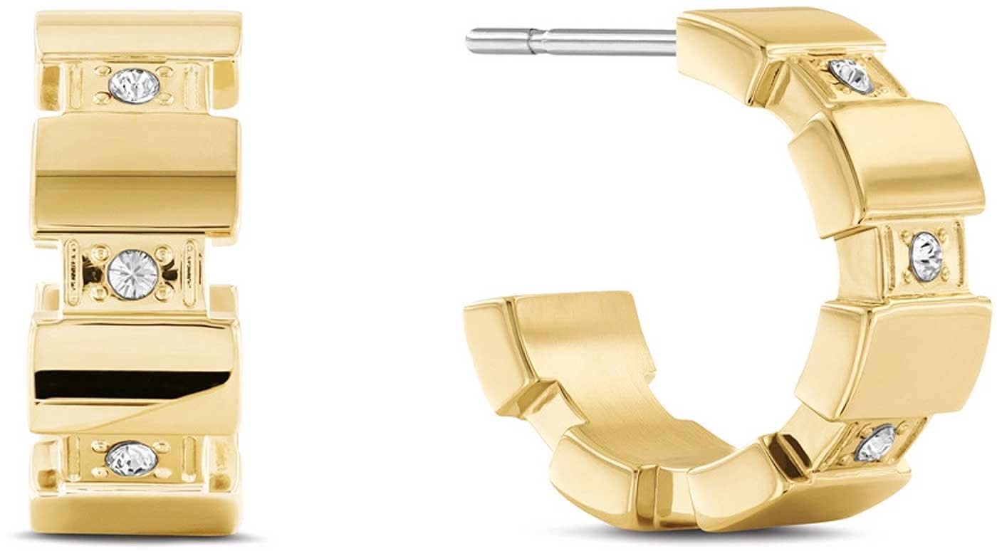 Creole Hoop Earrings with Glass Crystals - Tommy Hilfiger Model: 2780778