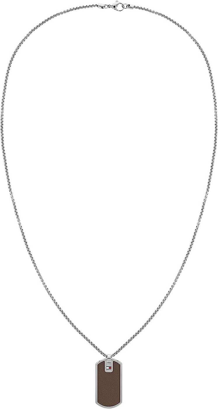 Venetian chain with leather pendant - Tommy Hilfiger Model: 2790431