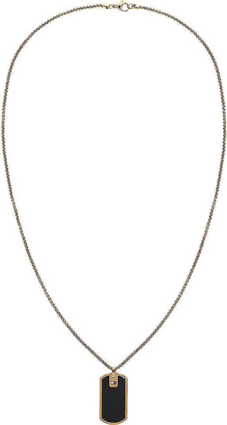Venetian chain with leather pendant - Tommy Hilfiger Model: 2790432