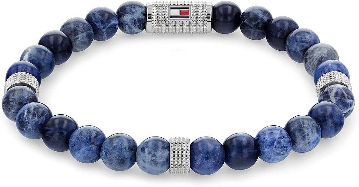 Men's Sodalite Bead Bracelet - Tommy Hilfiger Model: 2790436