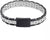Link bracelet in stainless steel silver/black - Tommy Hilfiger Model: 2790503