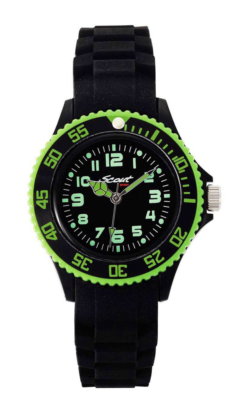Scout Action Boys 280303000 Kids' Watch • Educational Learning Dial • 5 Bar Water Resistant
