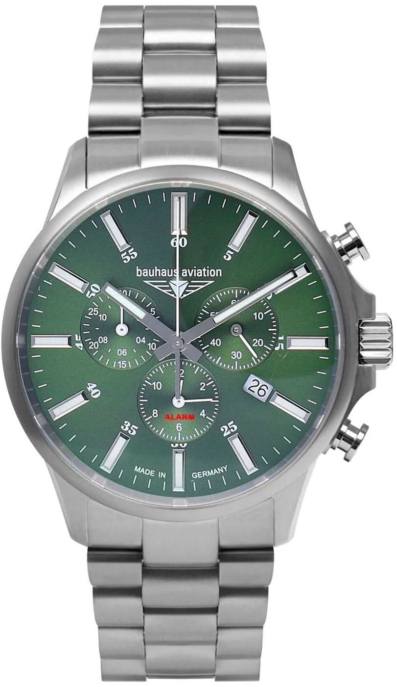 Bauhaus Aviation 2880M4 Men's Watch • Titanium & Sapphire Crystal • Made in Germany