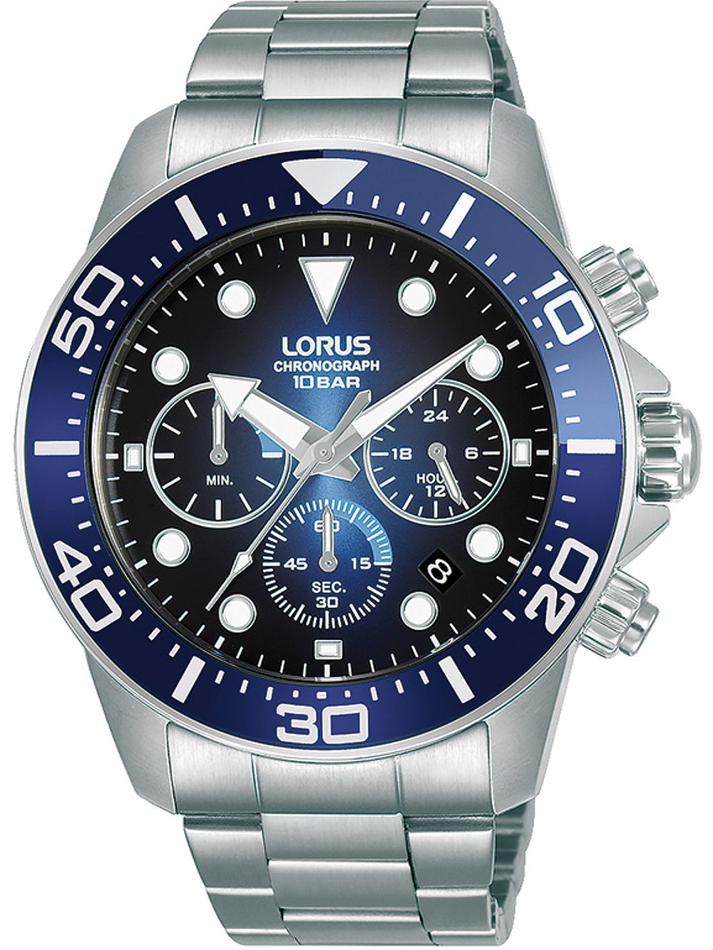 Lorus RT343JX9 Herren Armbanduhr • Chronograph • 10 ATM Wasserdicht