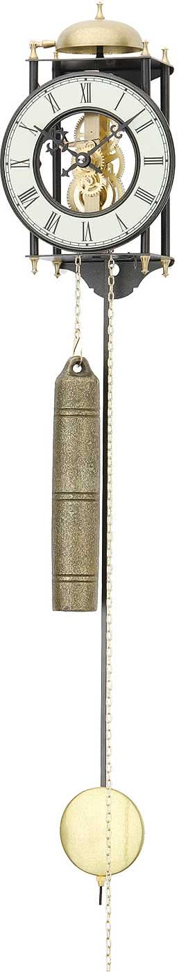 AMS Wall Clock 25x14x11 cm Metal • Mechanical 8-day movement • Hour strike