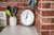 Hermle Wall Clock 30 cm Ø Stainless Steel • Made in Germany • Silent Quartz Movement