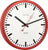 Hermle Wall Clock 30 cm Ø Stainless Steel • Radio-Controlled • Timelessly Elegant