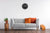 Hermle Wall Clock 30.5x30.5x5 cm Metal • Silent Quartz Movement • Modern Design