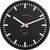 Hermle Wall Clock 30 cm Ø Aluminum • Modern Design • Precise Quartz Movement