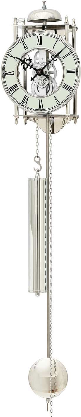 AMS Wall Clock 77x14x11 cm Metal • Mechanical 8-Day Movement • Elegant Design