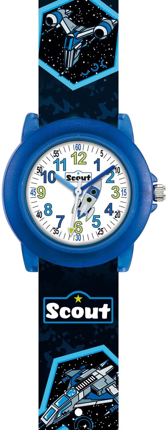 Scout 280305039 Boys' Watch • Educational Learning Dial • 5 Bar Water Resistant