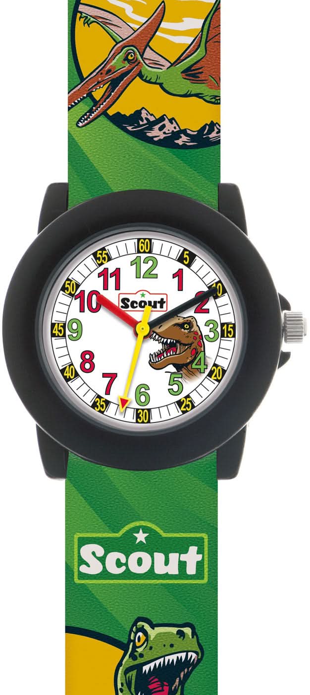 Scout Crystal Dino 280305041 Boys' Watch • Educationally Sound Learning Watch • 5 Bar Water Resistant