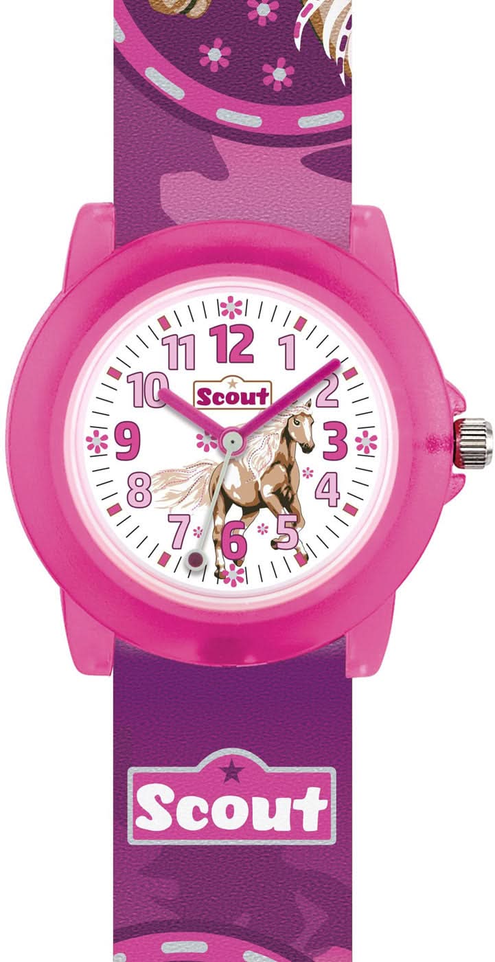 Scout Crystal Horse 305042 Girls' Watch • Learning Dial • 5 ATM Water Resistant