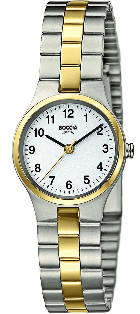 Boccia 3082-05 Ladies' Watch • Skin-friendly pure titanium • Extremely light & robust