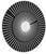 Hermle Wall Clock 50 cm Ø Aluminum • Innovative Disc Movement • Silent