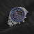 Holzkern Openhorizon Herren Chronograph • Miyota Quarzwerk • Echter Blauer Marmor, Bild 3