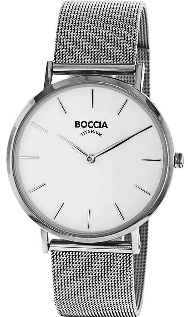 Boccia 3373-09 Watch • Skin-friendly pure titanium • Extremely light & robust