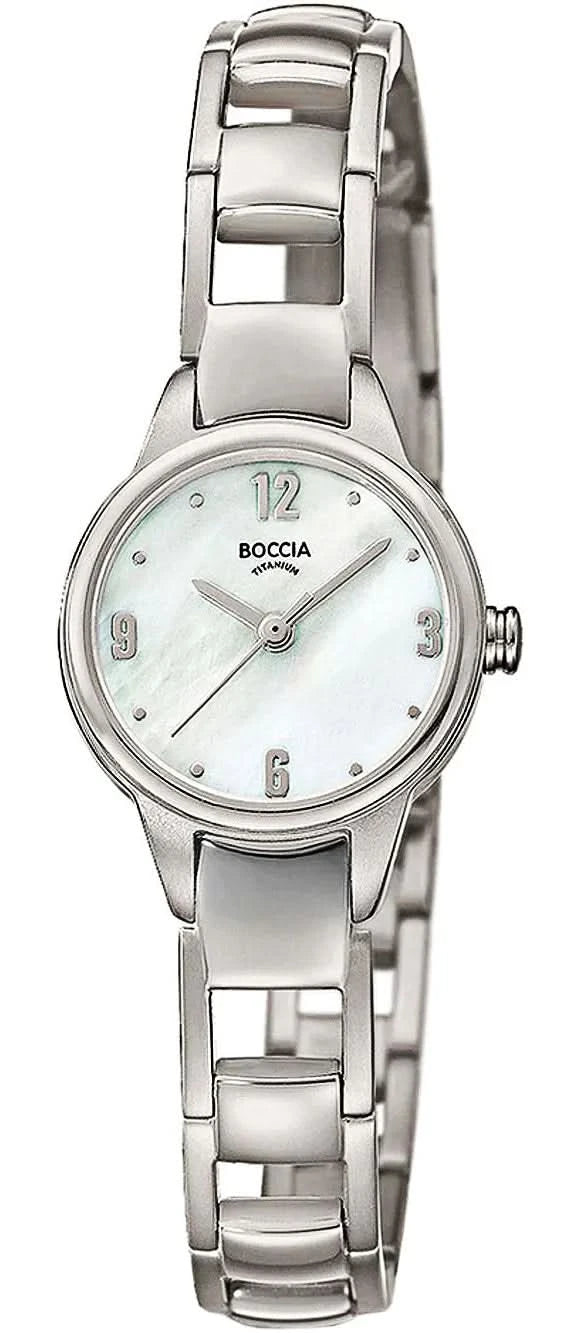 Boccia 3277-01 Ladies' Watch • Skin-friendly pure titanium • Extremely lightweight