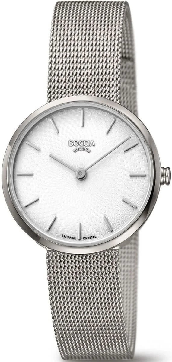 Boccia Trend 3279-08 Women's Watch • Skin-friendly pure titanium • Sapphire crystal