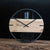 Waidzeit Wall Clock 30.5 cm Ø Wood • Real Wood • Precise Junghans Quartz Movement