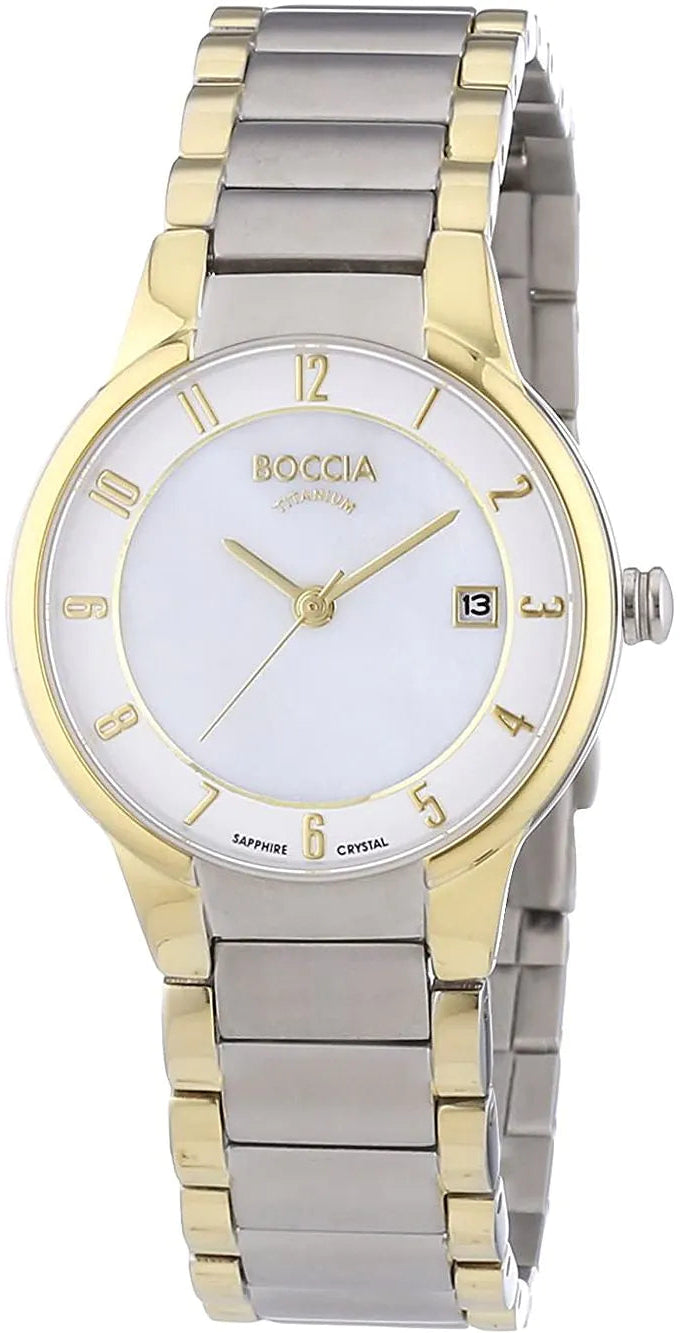 Boccia Titanium 3301-02 Women's Watch • Pure Titanium • Sapphire Crystal
