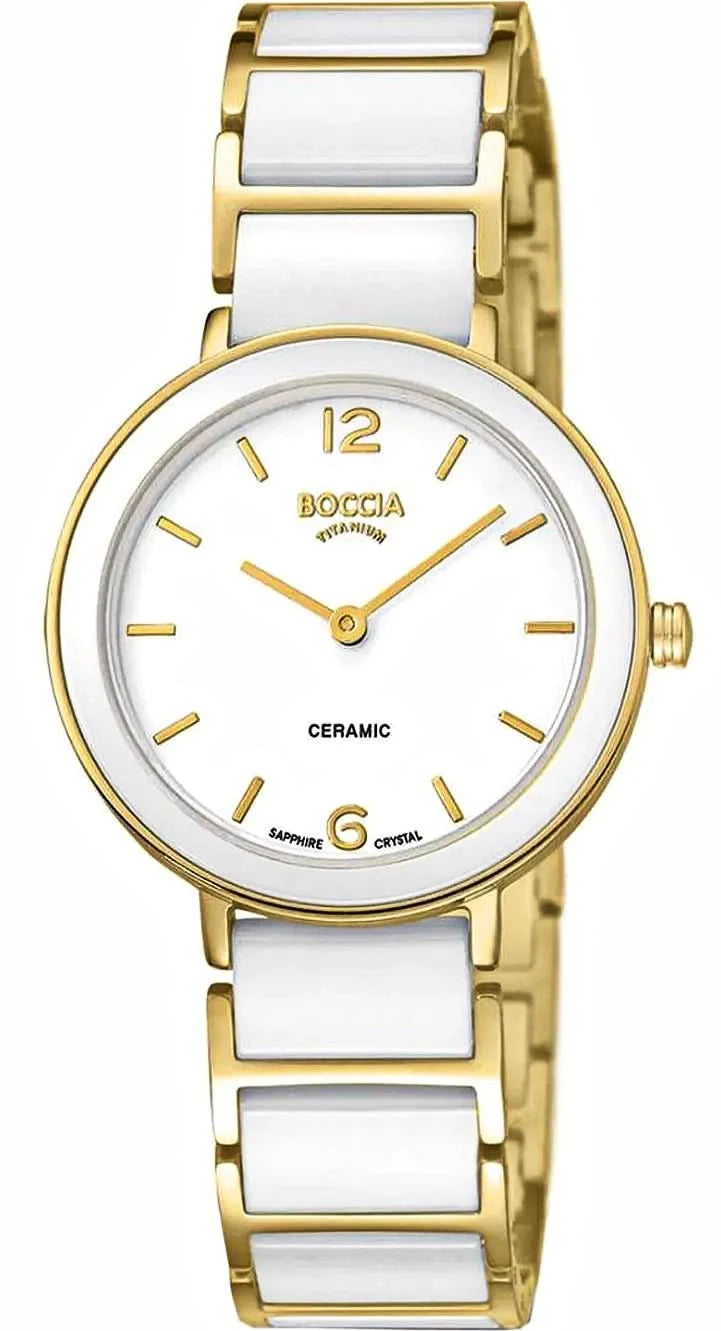 Boccia Ceramic 3311-03 Ladies' Watch • Sapphire Glass • Ceramic Elements