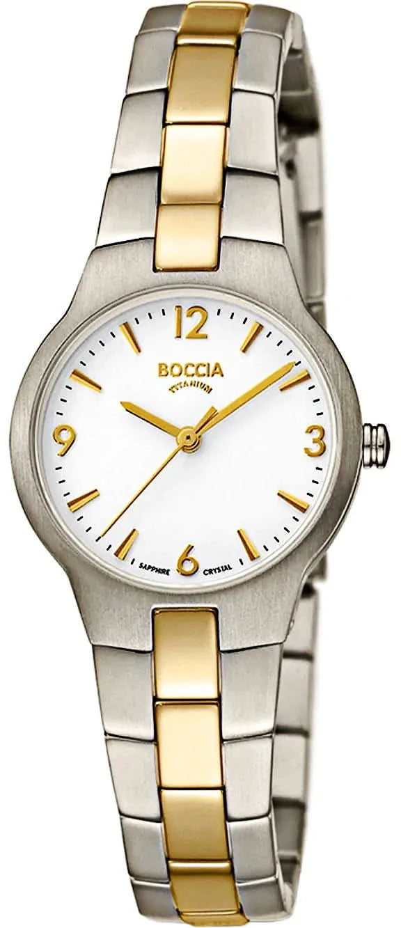 Boccia 3312-02 Women's Watch • Skin-friendly Pure Titanium • Sapphire Crystal