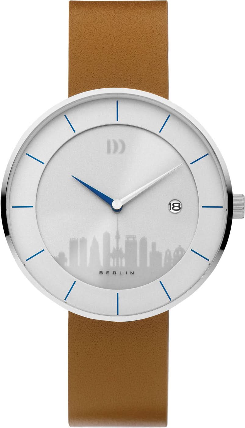 Danish Design Stainless Steel 3314657 Men's Watch • Scandinavian Minimalism • Sustainable Solar Drive