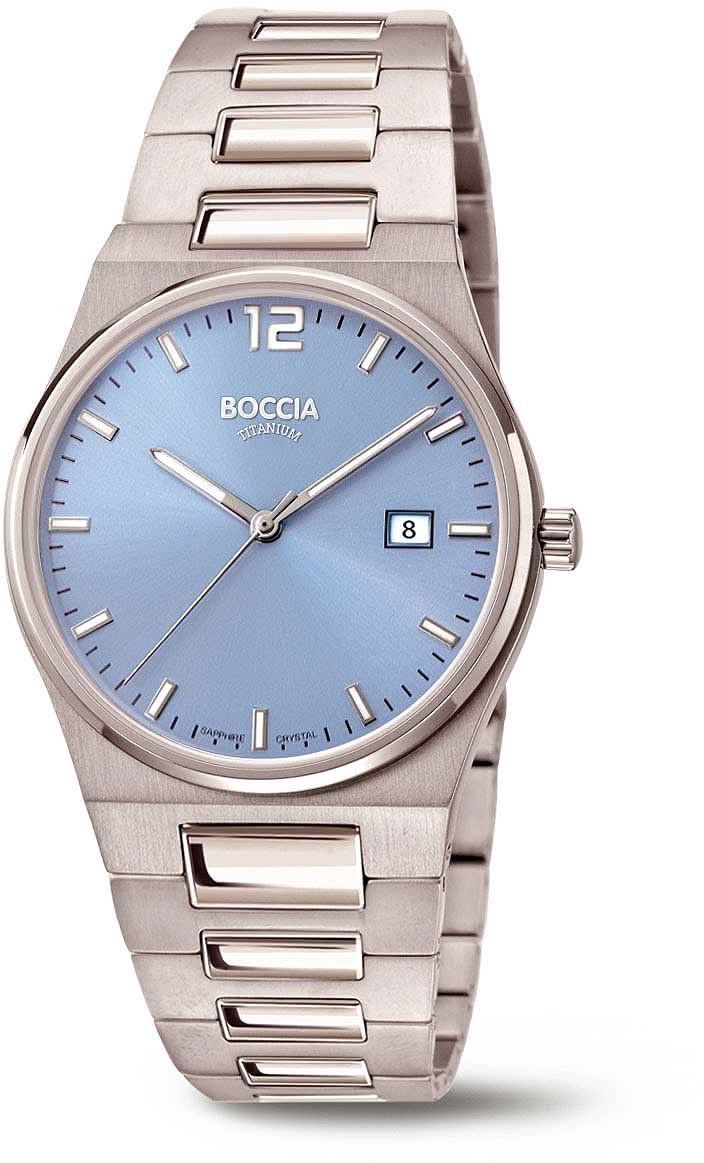Boccia 3357-01 Men's Watch - Pure Titanium - Sapphire Crystal