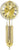 AMS Wall Clock 22 cm Ø Brass • Mechanical 8-day movement • Chime with Bim-Bam melody