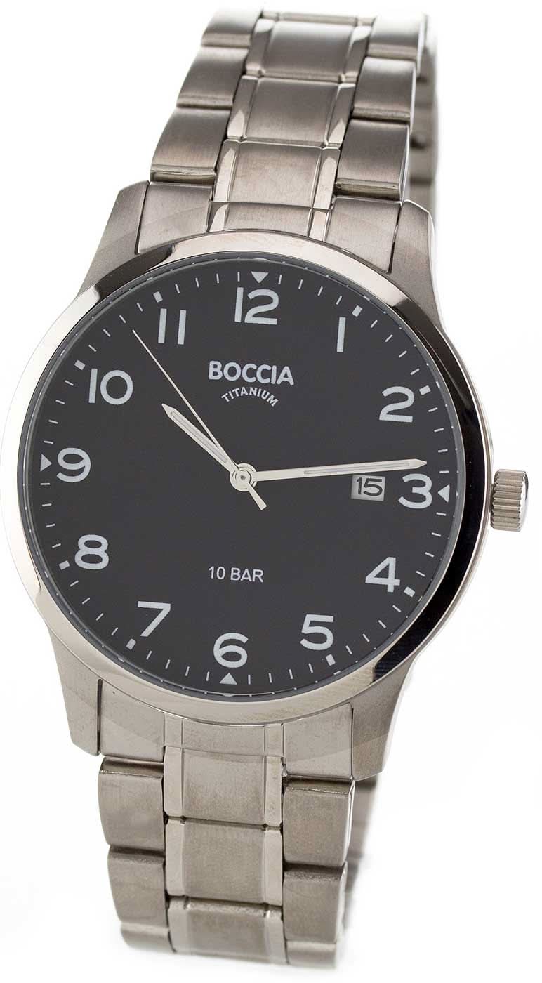 Boccia 3596-01 Men's Watch - Pure Titanium - Anti-Allergenic