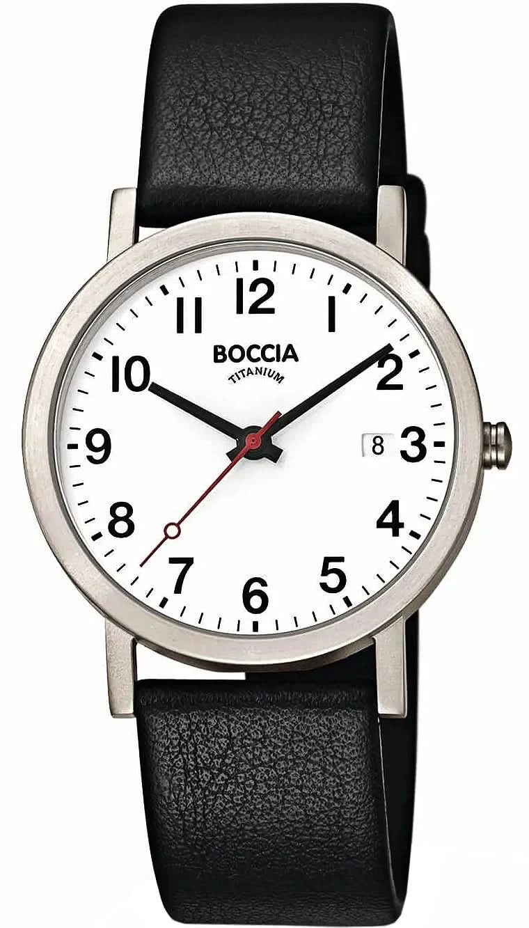 Boccia 3622-03 Men's Watch • Skin-friendly Pure Titanium • Extremely Lightweight & Robust