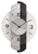 AMS Wall Clock 42x27x6 cm Wood • Modern Quartz Movement • Made in Germany