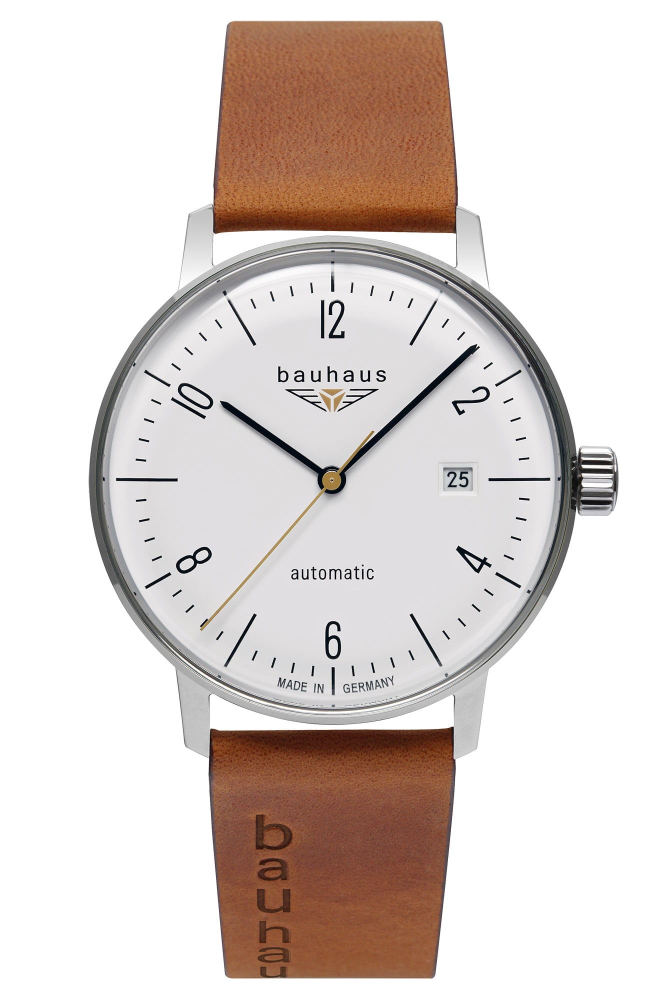 Bauhaus Pure 2062-1 Herren • Automatikwerk Kaliber 8215 • Mineralglas