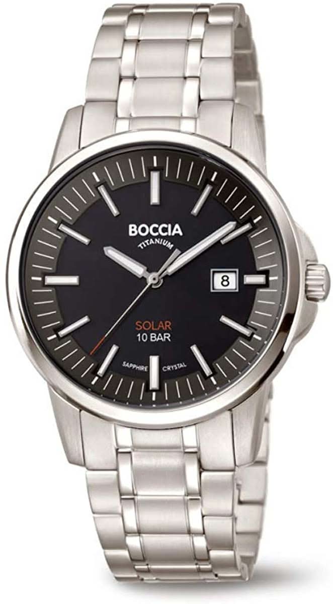 Boccia 3643-04 Men's Watch - Pure Titanium - Sapphire Crystal
