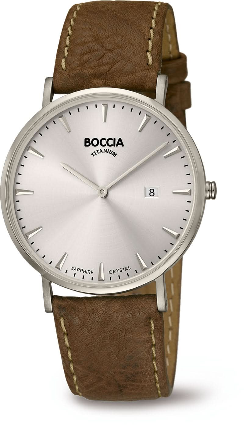 Boccia 3648-01 Men's Watch - Sapphire Crystal - Pure Titanium
