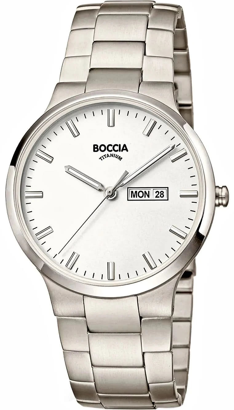 Boccia Titanium 3649-01 Men's Watch • Pure Titanium • Sapphire Glass