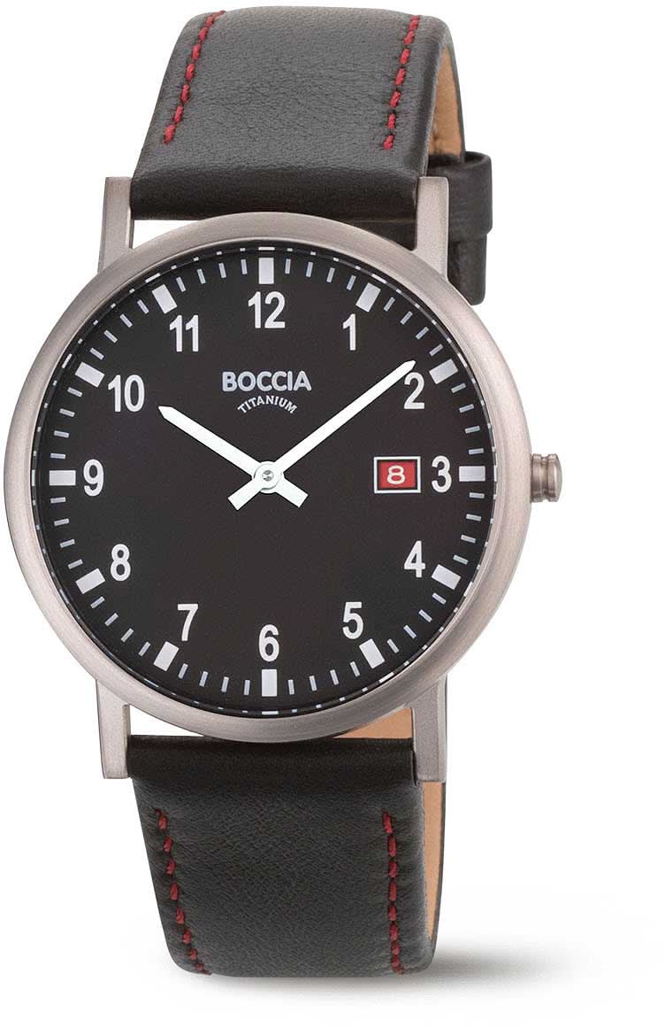 Boccia 3619-01 Men's Watch - Pure Titanium - Lightweight & Anti-allergenic