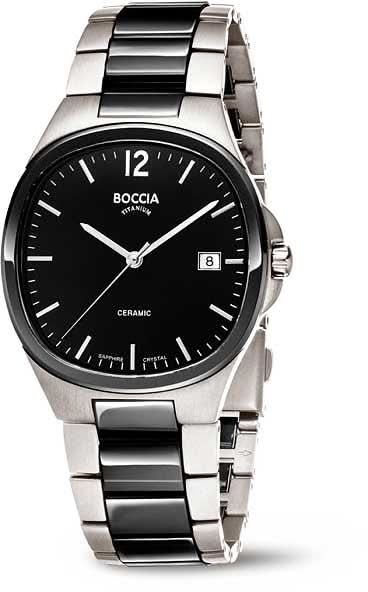 Boccia 3668-01 Men's Watch • Skin-Friendly Pure Titanium • Lightweight & Robust