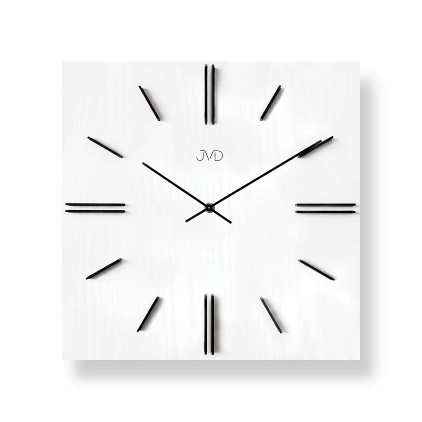 JVD Wall Clock 40 cm Ø Wood • Natural Wood Design • Precise Quartz Movement