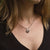 Opacity Necklace with Round Wood Pendant - Wood Core Model: Jewelry