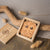 Opacity Earrings round with wood element - Wood Core Model: Jewelry