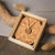 Opacity Necklace with Round Wood Pendant - Wood Core Model: Jewelry