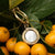 Zendala Earrings with Round Pendant - Wooden Core Model: Jewelry