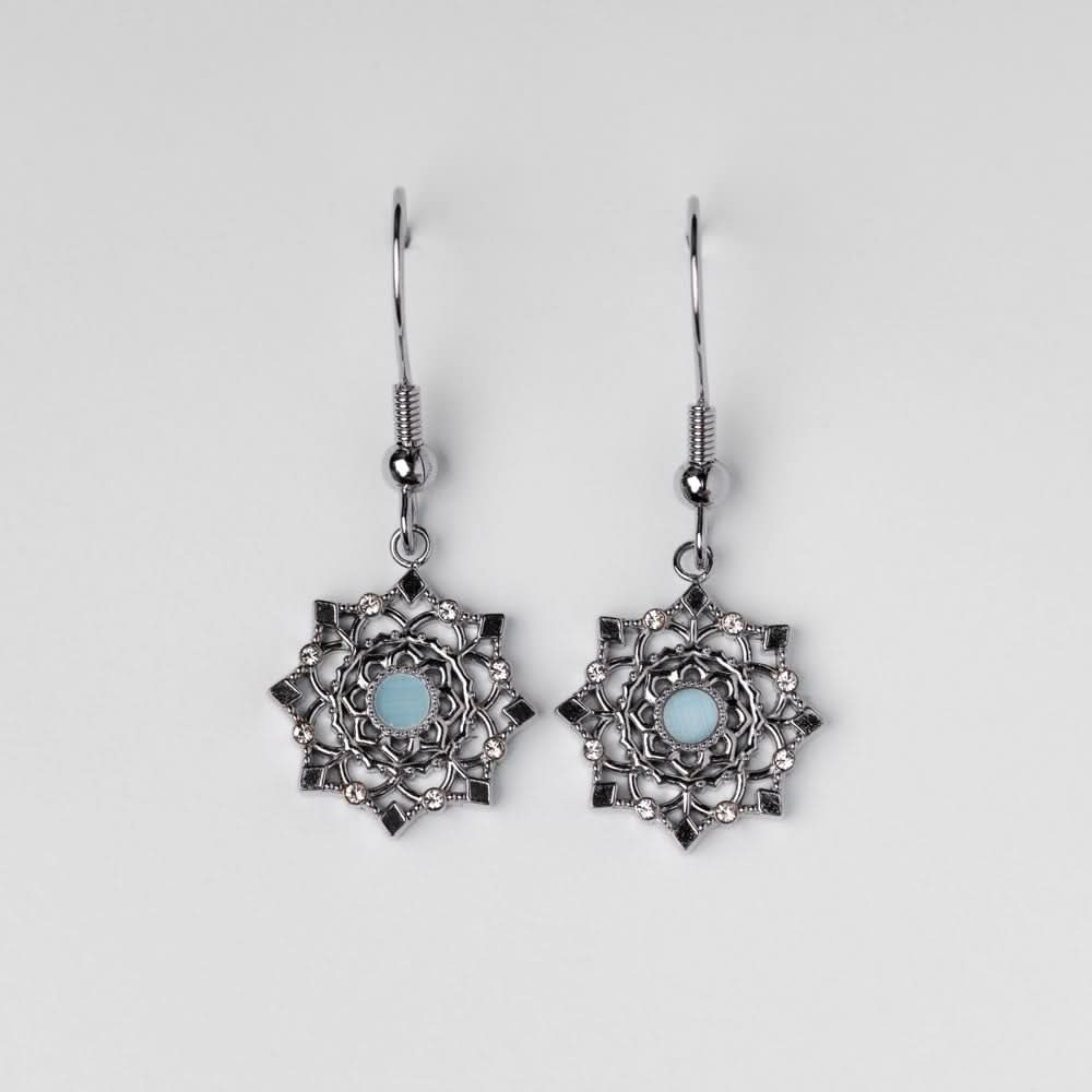 Aphonia Snowflake Earrings - Holzkern Model: Jewelry