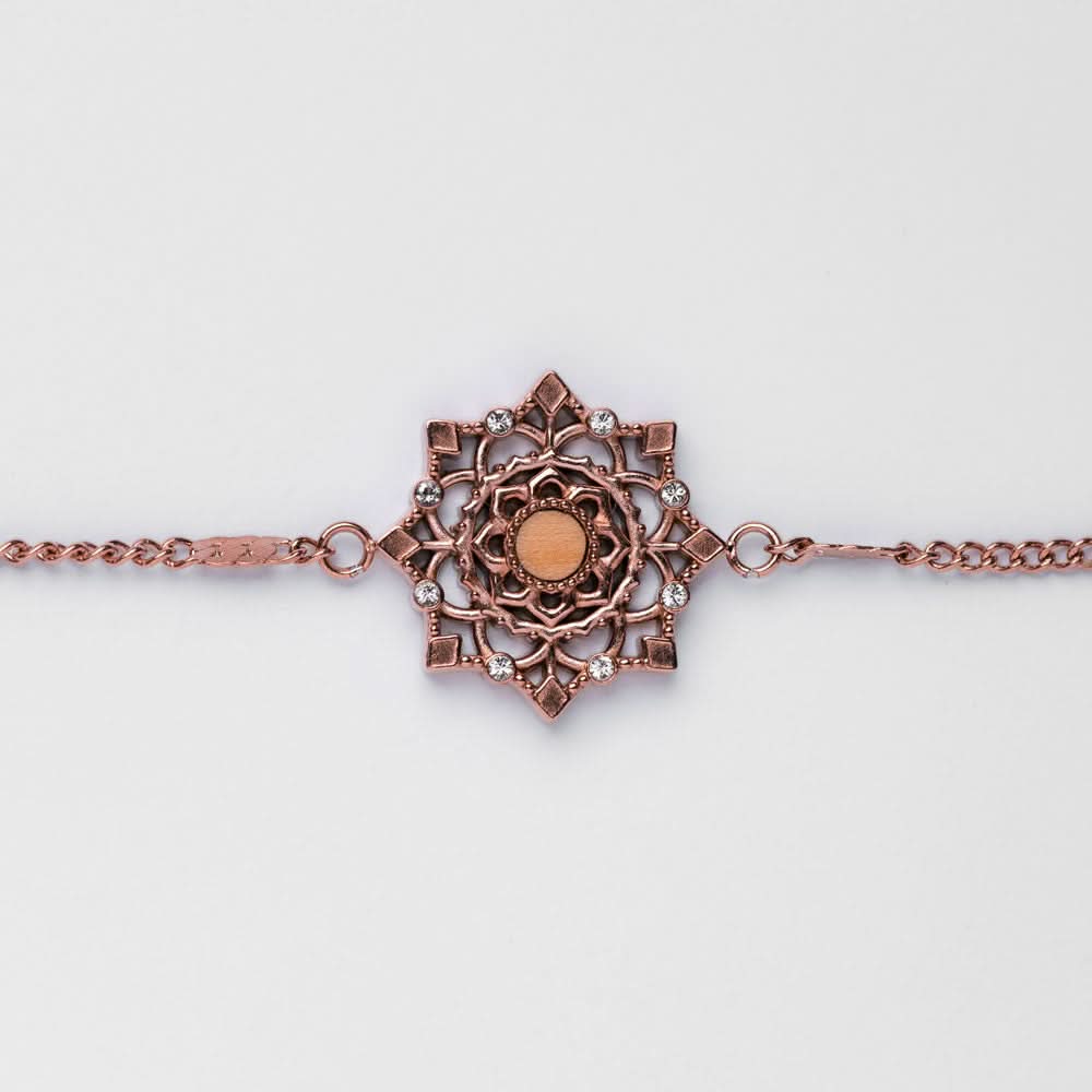 Aphonia Bracelet with Snowflake Charm - Holzkern Model: Jewelry