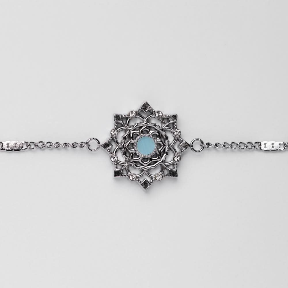 Aphonia Bracelet with Snowflake Charm - Holzkern Model: Jewelry